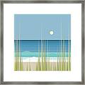 Summer Day At The Beach - Square Framed Print