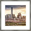 Sun Shining On Beijing Framed Print