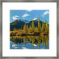 Sundance Range, Vermilion Lakes, Banff Framed Print