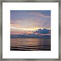 Sundown On The Gulf Of Mexico Framed Print