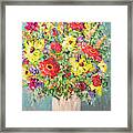 Sunny Day Bouquet Framed Print