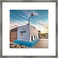 Sunrise At The Water Station Framed Print