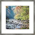 Sunrise In The Heart Of The Smokey Mountains Framed Print