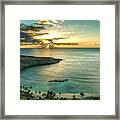 Sunrise Over Hanauma Bay On Oahu Hawaii Framed Print