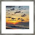 Sunrise Over The Atlantic Framed Print