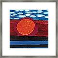 Sunrise Temple Framed Print