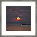 Sunset @ Rab Island Framed Print