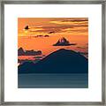 Sunset Alicudi Isle Framed Print