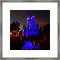 Sunset At Cinderella Castle Framed Print