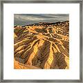 Sunset At Death Valley Framed Print