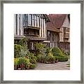Sunset At Great Dixter House And Gardens Framed Print