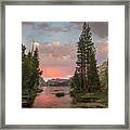 Lake Tenaya Sunset, Yosemite Framed Print