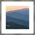 Sunset From Mindat, Chin State, Burma Framed Print