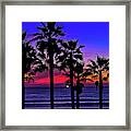 Sunset From The Ocean Park Inn Framed Print