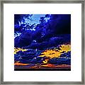 Sunset In St. Petersburg Framed Print