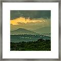 Sunset Mt Arbel, Israel Framed Print