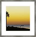 Sunset On Copano Bay, Texas Framed Print