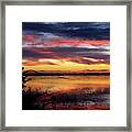 Sunset On The Delaware No. Four Framed Print