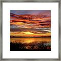 Sunset On The Delaware No. One Framed Print