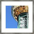 Sunsphere In Knoxville, Tn Framed Print