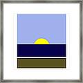 Sunset Framed Print