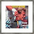 Sweden Stefan Edber, 1992 Us Open Sports Illustrated Cover Framed Print