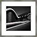 Sweeping Play Of Shapes Framed Print