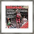 Sweet Alabama The Tide Washes Stanford Out Sports Illustrated Cover Framed Print