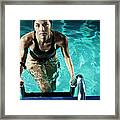 Swimmer Framed Print