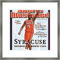 Syracuse University Carmelo Anthony, 2003 Ncaa National Sports Illustrated Cover Framed Print