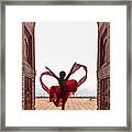 Taj Mahal's Heart Framed Print