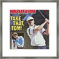 Take That, Tom Scott Simpson Defeats Tom Watson In The Us Sports Illustrated Cover Framed Print