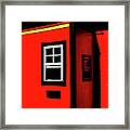 Takeout Window Framed Print