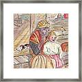 Taking Care Of The Owners Little Daughter Framed Print