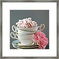 Teacups And Candy Framed Print