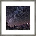 Teide Stars Framed Print