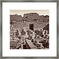 Temple In Egypt Framed Print