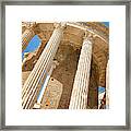 Temple Of Vesta Tivoli Italy Framed Print