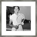 Tennis Player Althea Gibson Framed Print