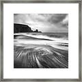 Textures Of The Sea Framed Print