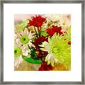 Thank You For The Fresh Bouquet Framed Print