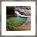 The Basin At Franconia Notch State Park 2x1 Framed Print