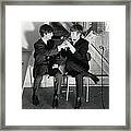 The Beatles In Stockholm, Sweden. 1963 Framed Print