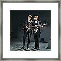The Beatles Perform On Shindig Framed Print
