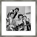 The Beatles, Ringo Starr Rear And L. To Framed Print