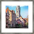 The Belfry Of Bruges Belgium Framed Print