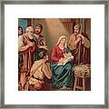 The Birth Of Christ, Chromolithograph Framed Print