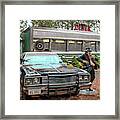 The Blues Brothers At A Diner Framed Print