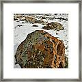 The Book Cliff's Colorful Boulders Framed Print