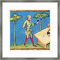 The Book Of The Game Of Chess, Suiss-german, End 14th. Framed Print